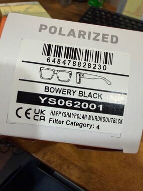 SPY Bowery Black Polarized Sunglasses